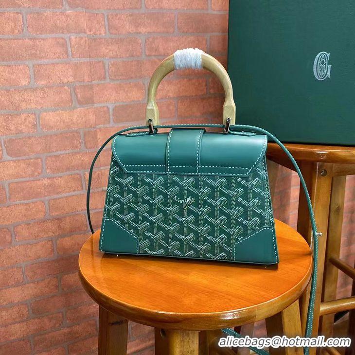 Discount Goyard Original Saigon Tote Bag With Strap Small 8942 Green