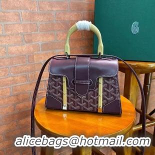 Market Sells Goyard Original Saigon Tote Bag With Strap Small 8942 Burgundy