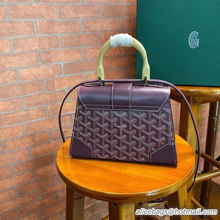 Market Sells Goyard Original Saigon Tote Bag With Strap Small 8942 Burgundy