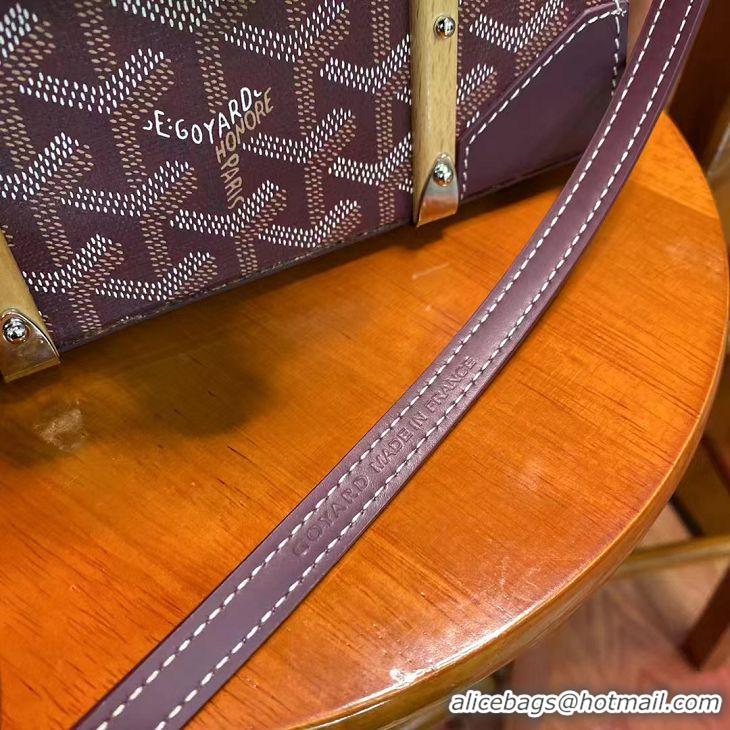 Market Sells Goyard Original Saigon Tote Bag With Strap Small 8942 Burgundy