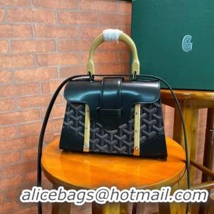 Discount Goyard Original Saigon Tote Bag With Strap Small 8942 Black