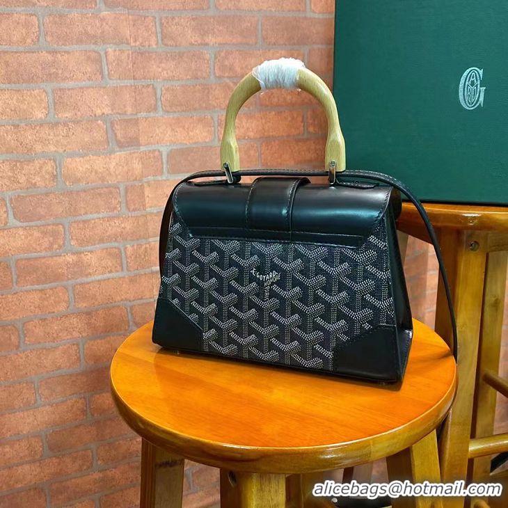 Discount Goyard Original Saigon Tote Bag With Strap Small 8942 Black