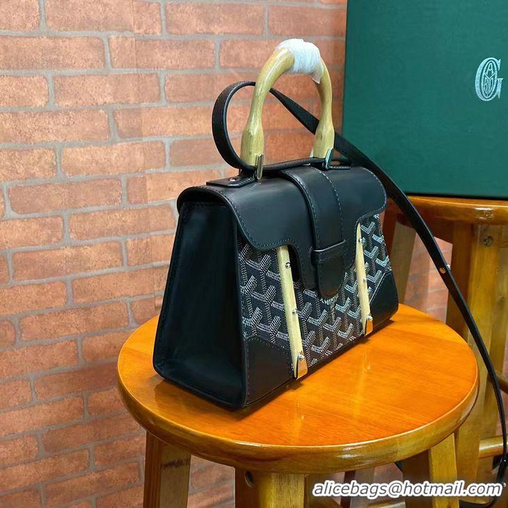 Discount Goyard Original Saigon Tote Bag With Strap Small 8942 Black