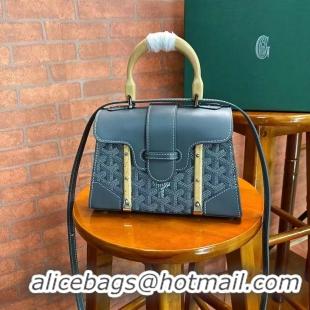 Super Promotional Goyard Original Saigon Tote Bag With Strap Small 8942 Dark Grey