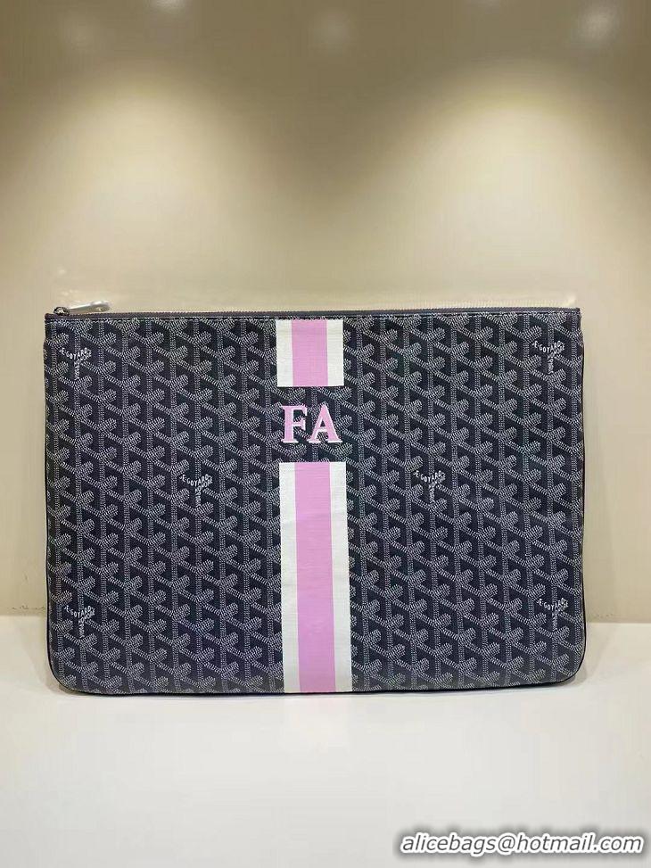 Price For Goyard Personnalization/Custom/Hand Painted FA With Stripes