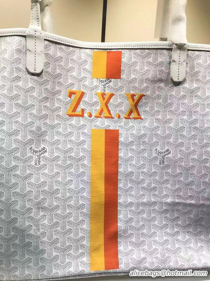 Price For Goyard Personnalization/Custom/Hand Painted Z.X.X With Stripes