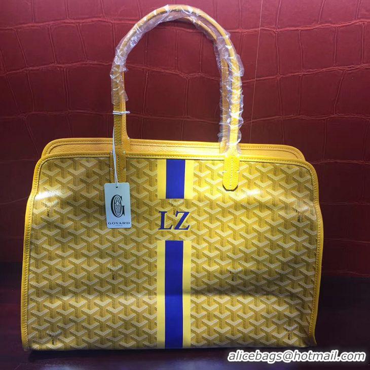 Price For Goyard Personnalization/Custom/Hand Painted LZ With Stripes