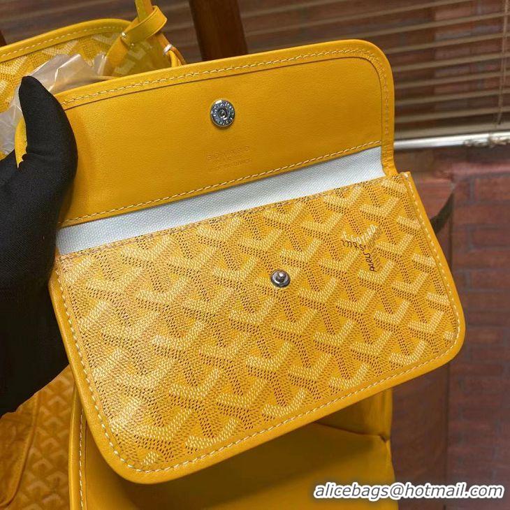 Pretty Style Goyard Original Anjou Reversible Bag GM 2399 Yellow