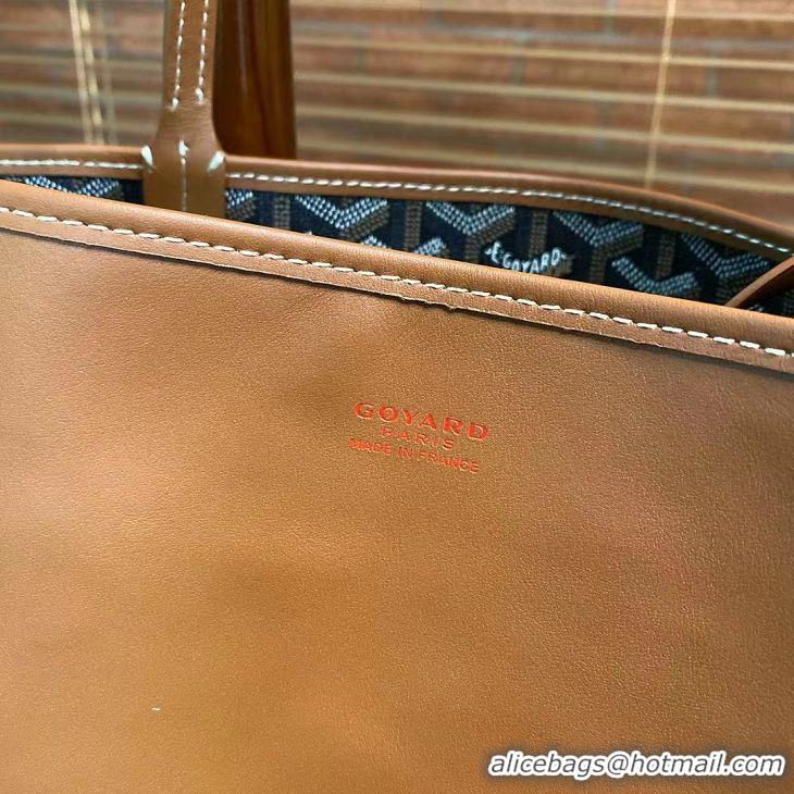 Popular Goyard Original Anjou Reversible Bag GM 2399 Black And Tan