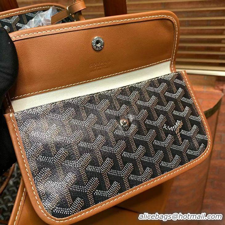 Popular Goyard Original Anjou Reversible Bag GM 2399 Black And Tan