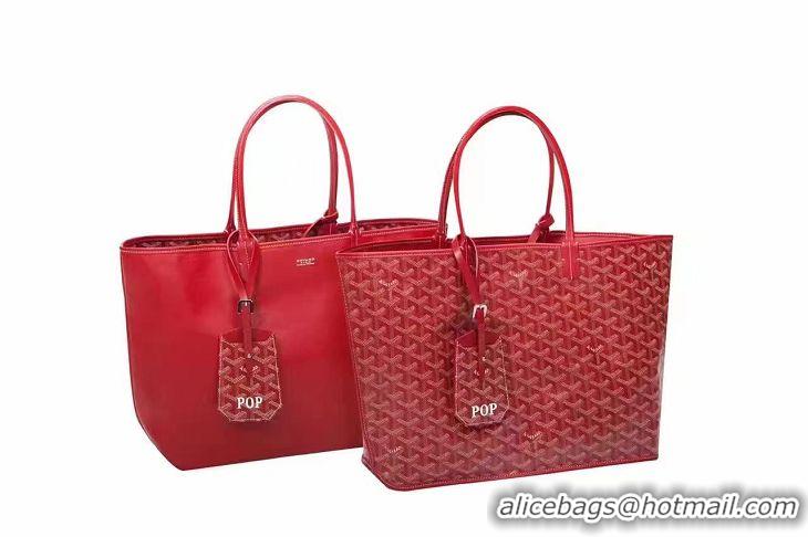 ​Grade Product Goyard Original Anjou Reversible Bag PM 2399 Red