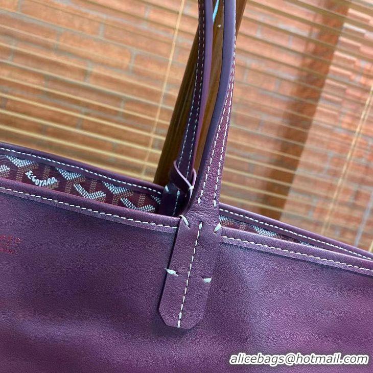 Buy Cheapest Goyard Original Anjou Reversible Bag PM 2399 Burgundy