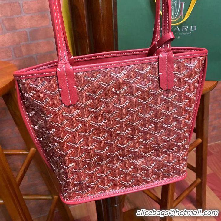 Pretty Style Goyard Original Anjou Reversible Bag Mini 2399 Red