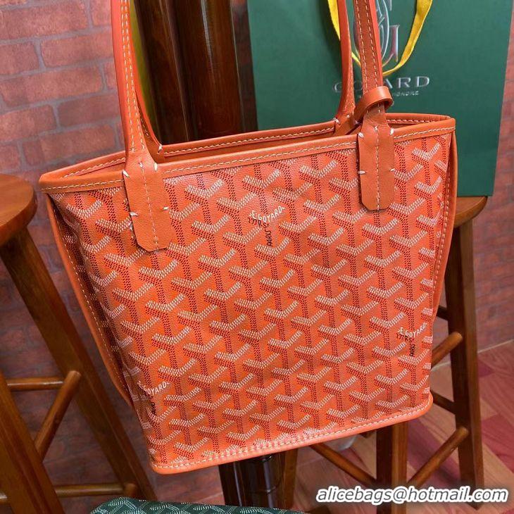 Top Quality Goyard Original Anjou Reversible Bag Mini 2399 Orange