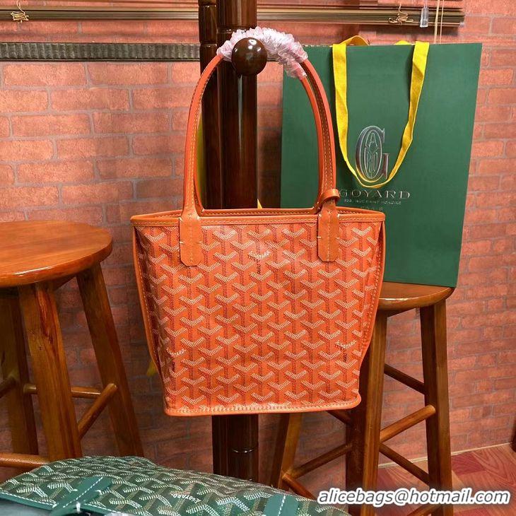 Top Quality Goyard Original Anjou Reversible Bag Mini 2399 Orange