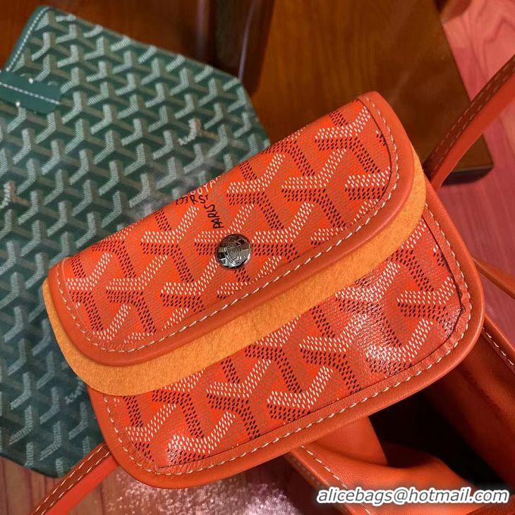 Top Quality Goyard Original Anjou Reversible Bag Mini 2399 Orange