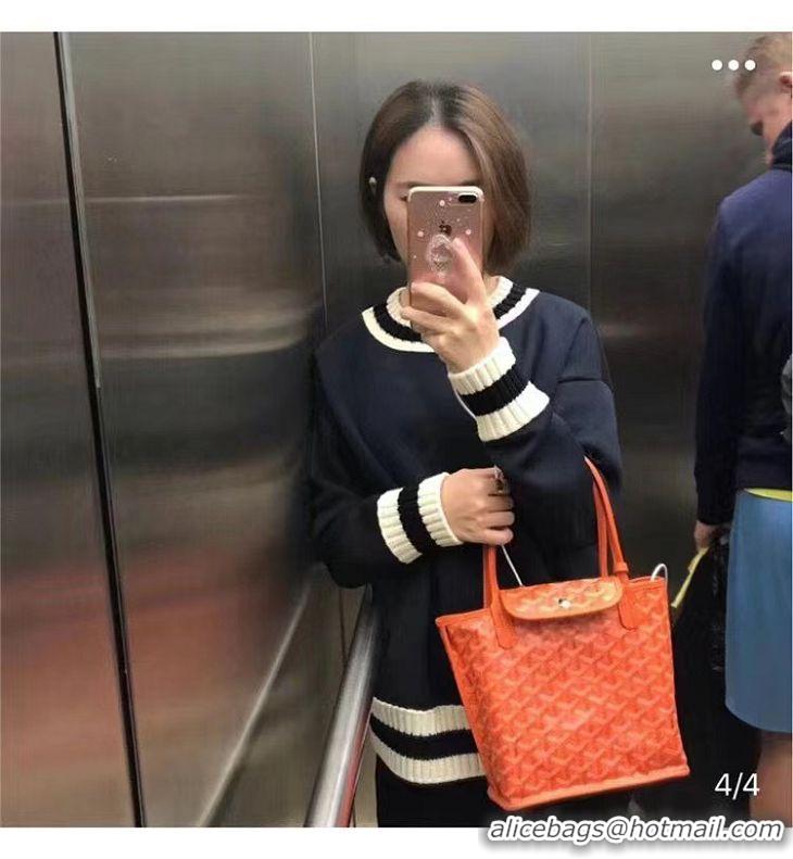 Top Quality Goyard Original Anjou Reversible Bag Mini 2399 Orange