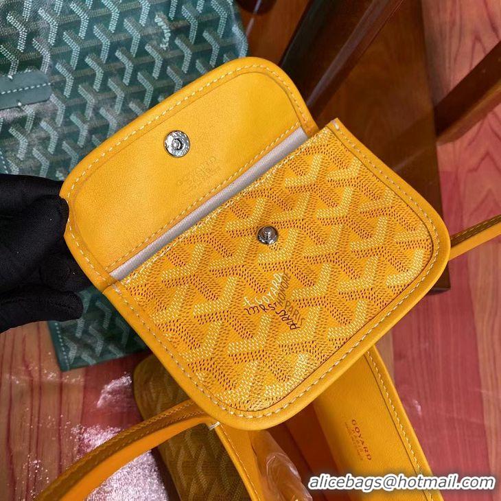 Unique Discount Goyard Original Anjou Reversible Bag Mini 2399 Yellow