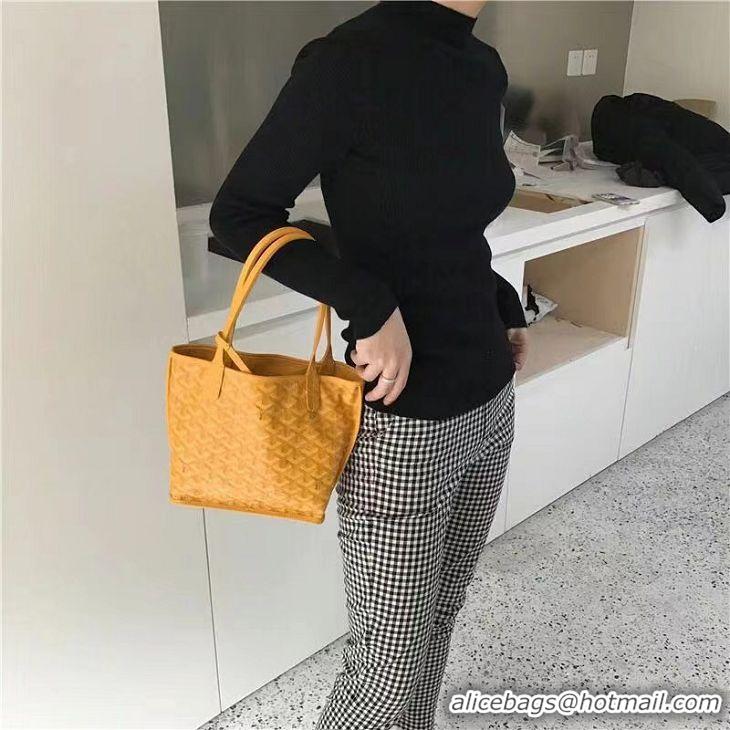 Unique Discount Goyard Original Anjou Reversible Bag Mini 2399 Yellow