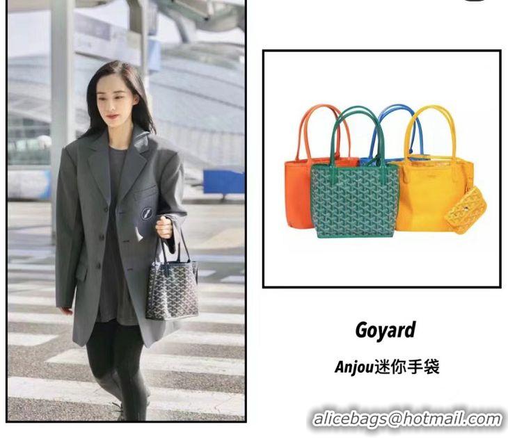 Top Quality Goyard Original Anjou Reversible Bag Mini 2399 Black