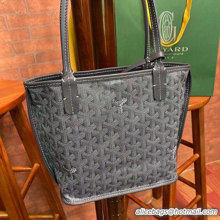 Grade Promotional Goyard Original Anjou Reversible Bag Mini 2399 Dark Grey