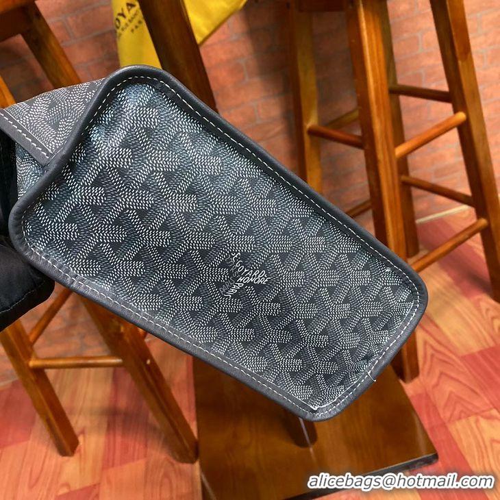 Grade Promotional Goyard Original Anjou Reversible Bag Mini 2399 Dark Grey