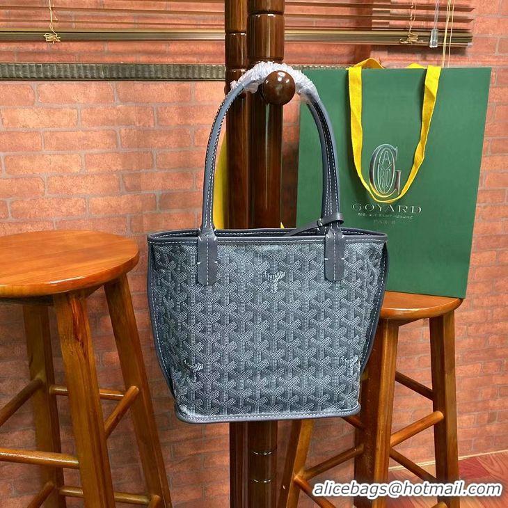 Grade Promotional Goyard Original Anjou Reversible Bag Mini 2399 Dark Grey