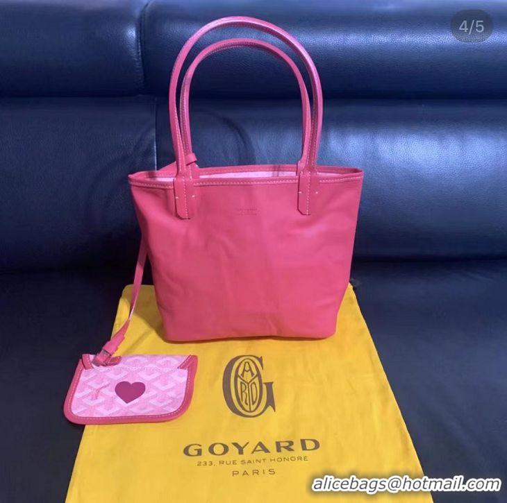 Shop Grade Goyard Original Anjou Reversible Bag Mini 2399 Pink