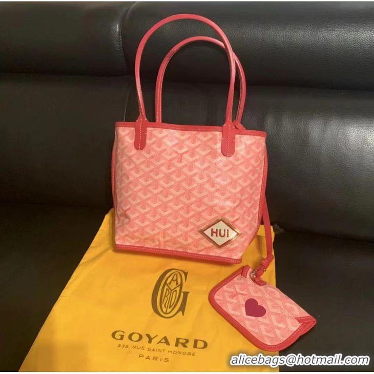 Shop Grade Goyard Original Anjou Reversible Bag Mini 2399 Pink