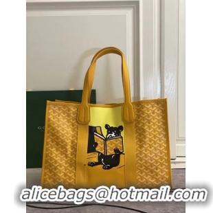 AAAAA Discount Goyard New Villette Tote Bag G1152 Yellow