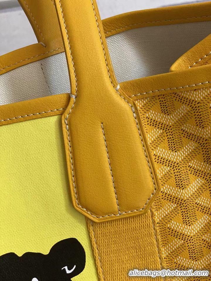 AAAAA Discount Goyard New Villette Tote Bag G1152 Yellow