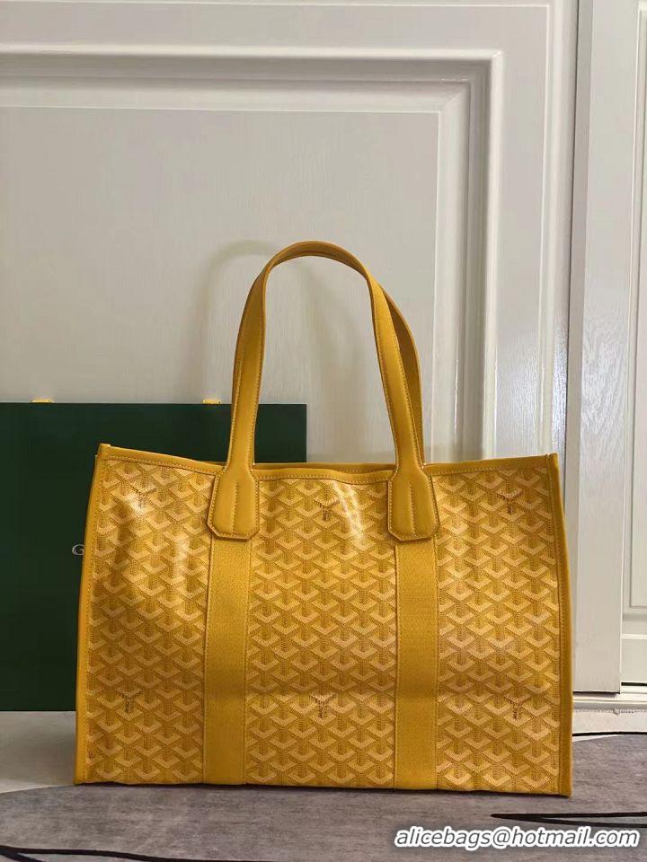 AAAAA Discount Goyard New Villette Tote Bag G1152 Yellow