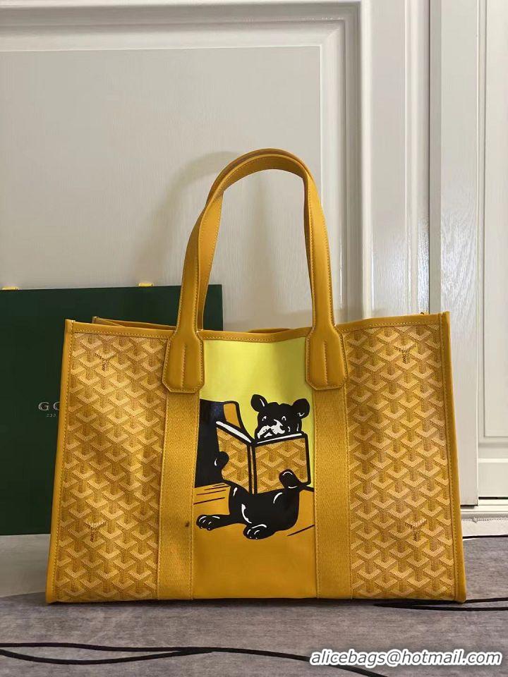 AAAAA Discount Goyard New Villette Tote Bag G1152 Yellow