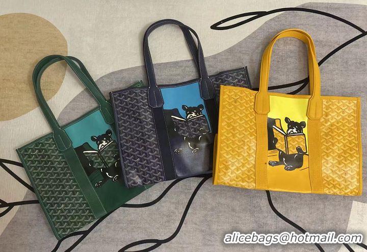 AAAAA Discount Goyard New Villette Tote Bag G1152 Yellow