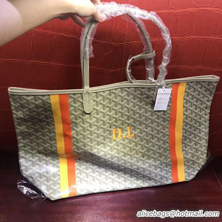 Price For Goyard Personnalization/Custom/Hand Painted D.L With Stripes