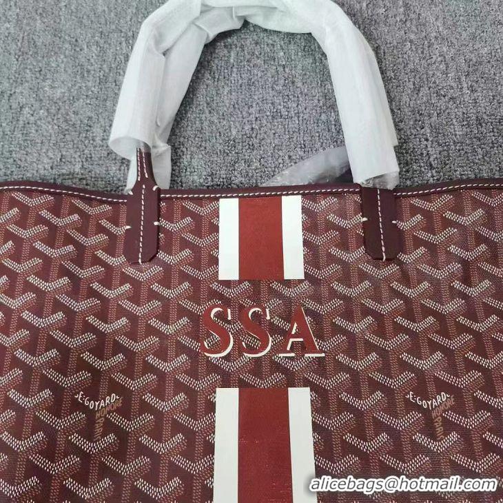 Price For Goyard Personnalization/Custom/Hand Painted SSA With Stripes