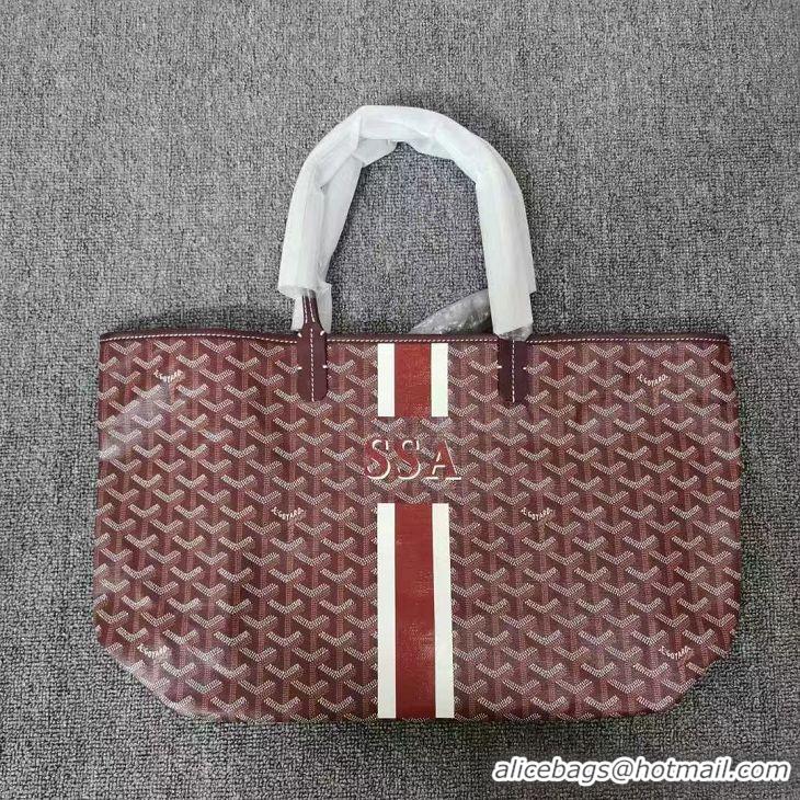 Price For Goyard Personnalization/Custom/Hand Painted SSA With Stripes