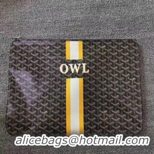 Price For Goyard Personnalization/Custom/Hand Painted OWL With Stripes