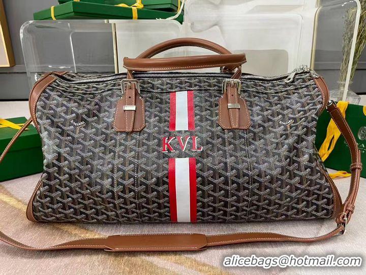 Price For Goyard Personnalization/Custom/Hand Painted KVL With Stripes