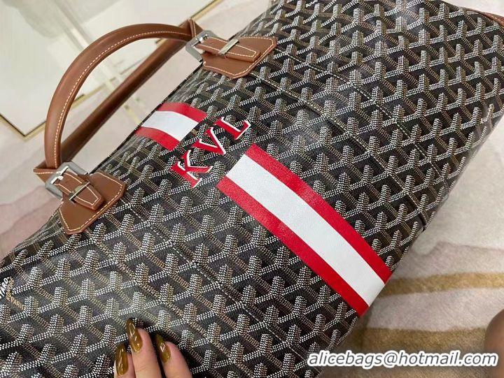 Price For Goyard Personnalization/Custom/Hand Painted KVL With Stripes