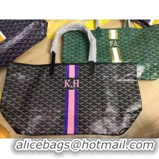 Price For Goyard Personnalization/Custom/Hand Painted K.H With Stripes