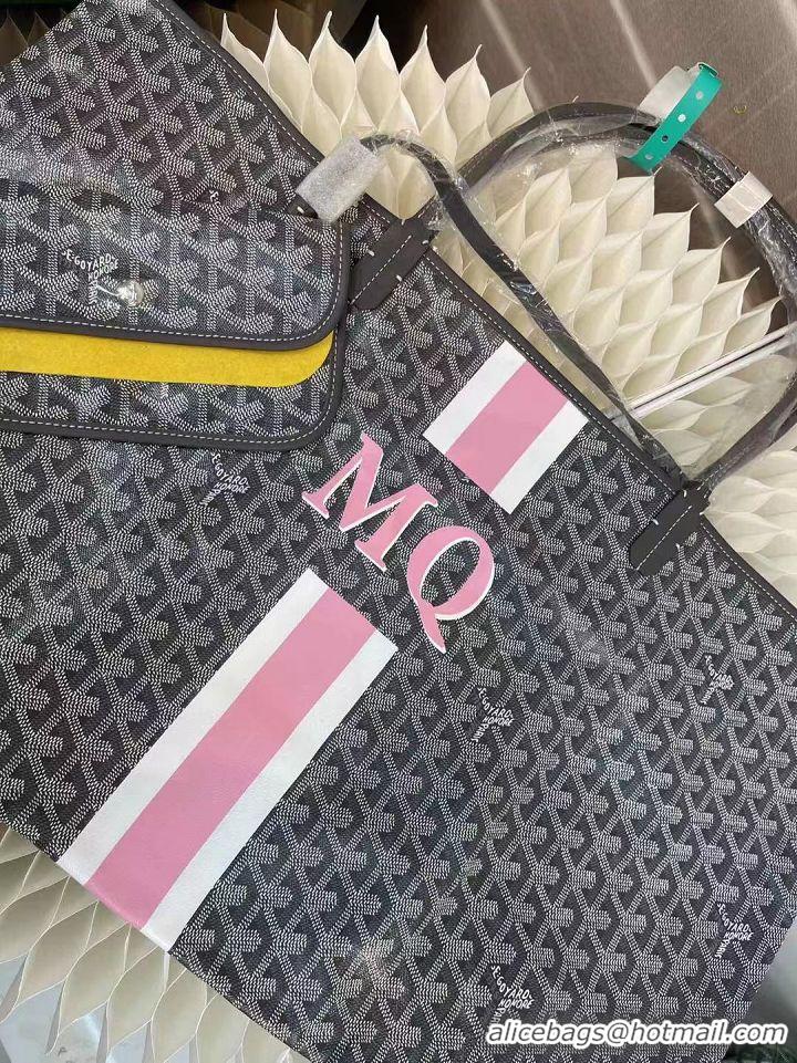 Price For Goyard Personnalization/Custom/Hand Painted MQ With Stripes