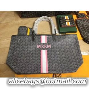 Price For Goyard Personnalization/Custom/Hand Painted MEEM With Stripes