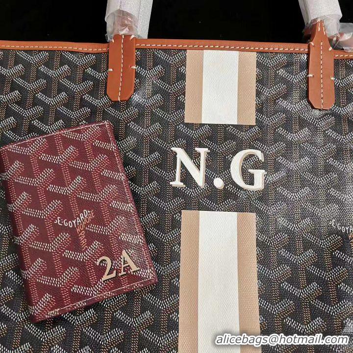 Price For Goyard Personnalization/Custom/Hand Painted N.G With Stripes