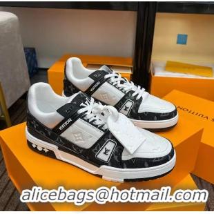 ​Top Discount Louis Vuitton LV Trainer Sneakers 1A812O White/Black (For Women and Men)