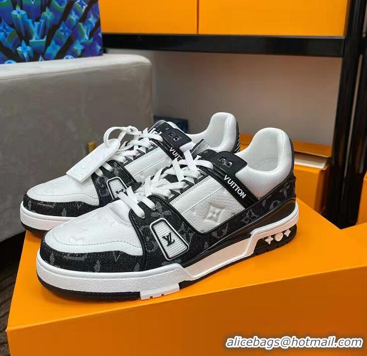 ​Top Discount Louis Vuitton LV Trainer Sneakers 1A812O White/Black (For Women and Men)