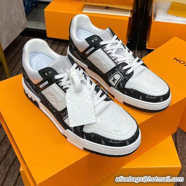 ​Top Discount Louis Vuitton LV Trainer Sneakers 1A812O White/Black (For Women and Men)