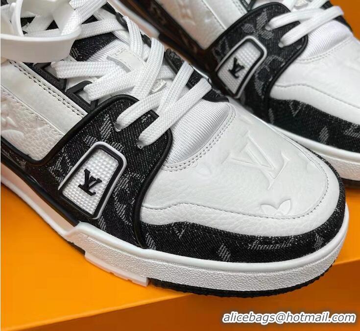 ​Top Discount Louis Vuitton LV Trainer Sneakers 1A812O White/Black (For Women and Men)