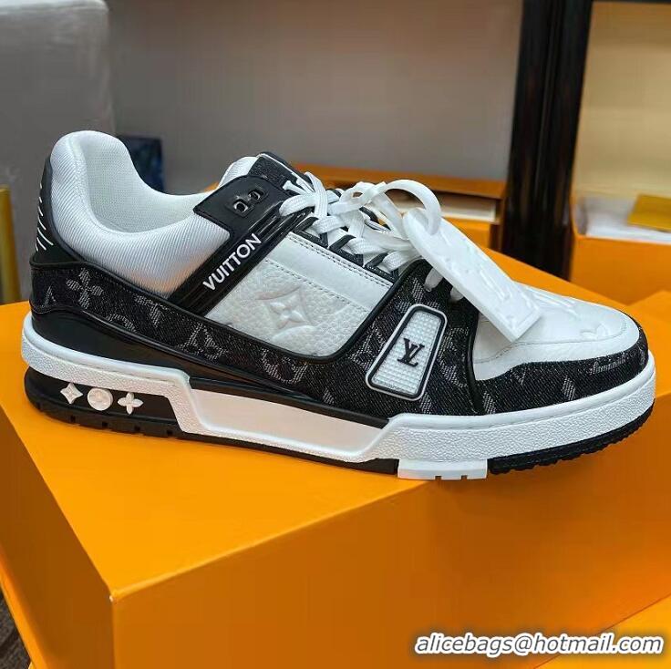 ​Top Discount Louis Vuitton LV Trainer Sneakers 1A812O White/Black (For Women and Men)