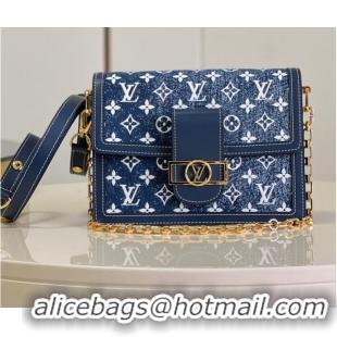 Latest Style Louis Vuitton denim POCHETTE VOYAGE M59631 blue